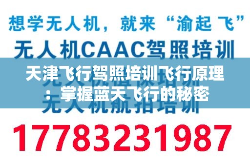 天津飞行驾照培训飞行原理：掌握蓝天飞行的秘密