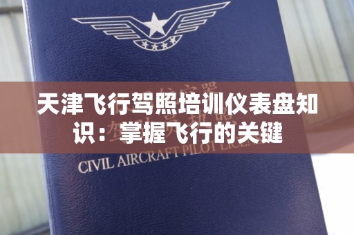 天津飞行驾照培训仪表盘知识：掌握飞行的关键