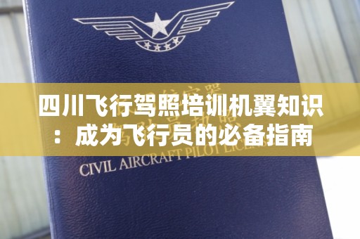 四川飞行驾照培训机翼知识：成为飞行员的必备指南
