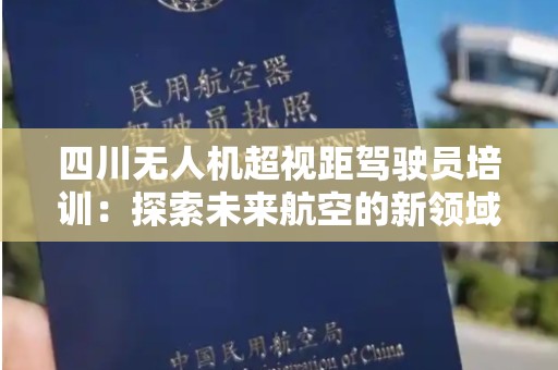 四川无人机超视距驾驶员培训：探索未来航空的新领域
