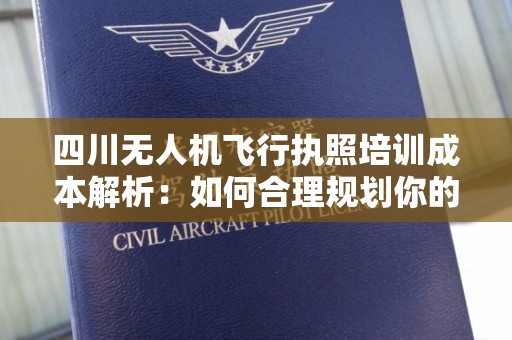 四川无人机飞行执照培训成本解析：如何合理规划你的学习预算？
