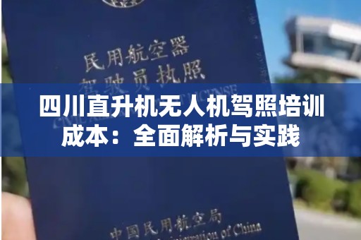 四川直升机无人机驾照培训成本：全面解析与实践