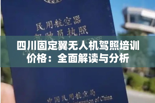 四川固定翼无人机驾照培训价格：全面解读与分析