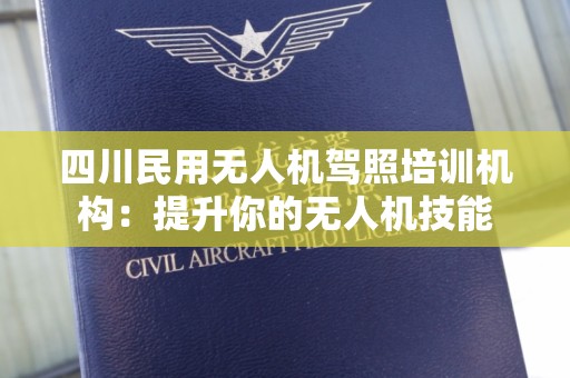 四川民用无人机驾照培训机构：提升你的无人机技能