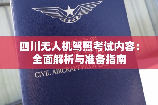 四川无人机驾照考试内容：全面解析与准备指南