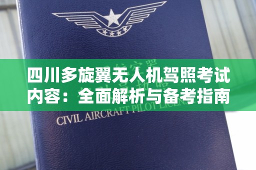 四川多旋翼无人机驾照考试内容：全面解析与备考指南