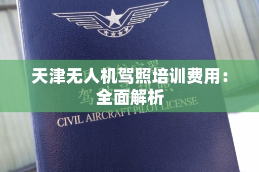 天津无人机驾照培训费用：全面解析