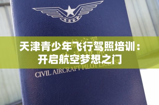 天津青少年飞行驾照培训：开启航空梦想之门
