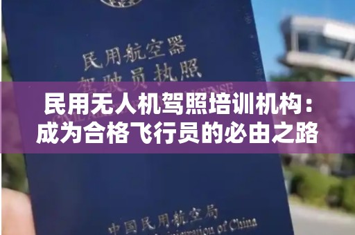民用无人机驾照培训机构：成为合格飞行员的必由之路