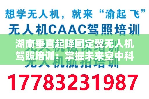 湖南垂直起降固定翼无人机驾照培训：掌握未来空中科技的关键