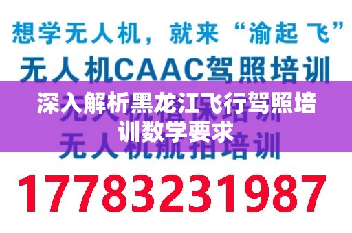 深入解析黑龙江飞行驾照培训数学要求