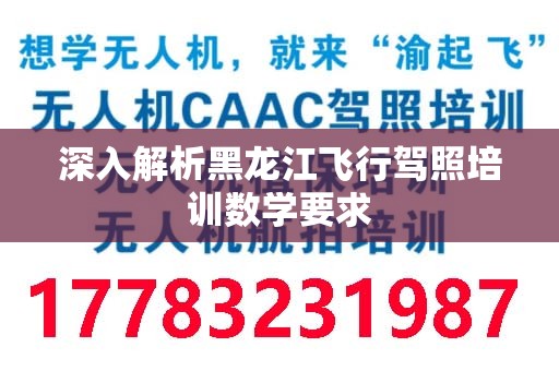 深入解析黑龙江飞行驾照培训数学要求
