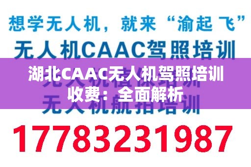 湖北CAAC无人机驾照培训收费：全面解析