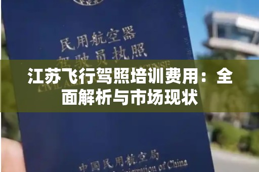 江苏飞行驾照培训费用：全面解析与市场现状