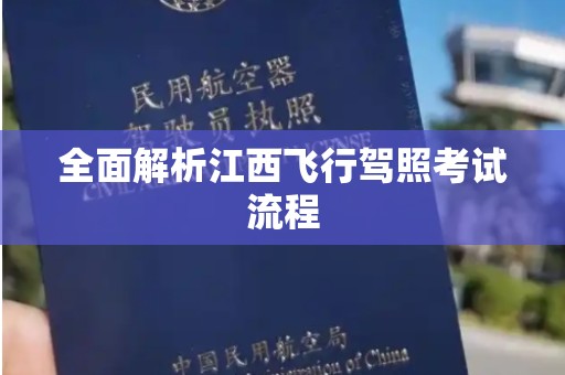 全面解析江西飞行驾照考试流程