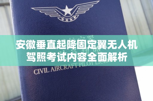 安徽垂直起降固定翼无人机驾照考试内容全面解析