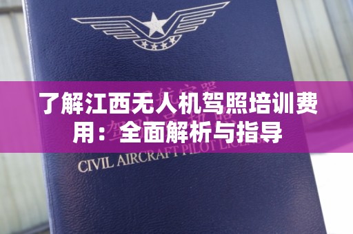 了解江西无人机驾照培训费用：全面解析与指导
