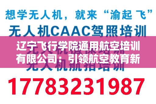 辽宁飞行学院通用航空培训有限公司：引领航空教育新未来
