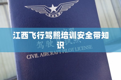 江西飞行驾照培训安全带知识