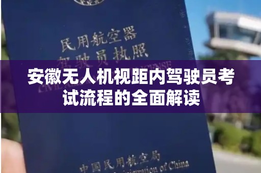 安徽无人机视距内驾驶员考试流程的全面解读