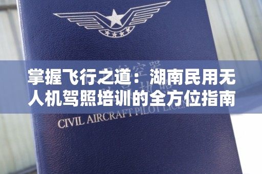 掌握飞行之道：湖南民用无人机驾照培训的全方位指南