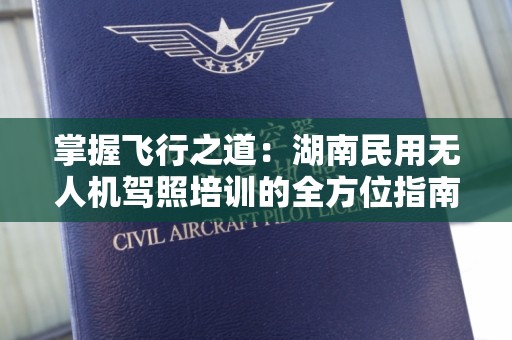 掌握飞行之道：湖南民用无人机驾照培训的全方位指南