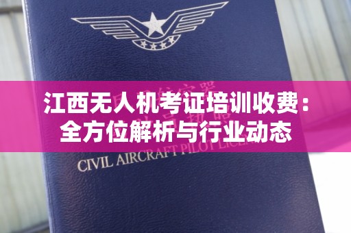 江西无人机考证培训收费：全方位解析与行业动态