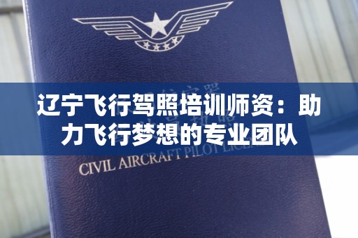 辽宁飞行驾照培训师资：助力飞行梦想的专业团队