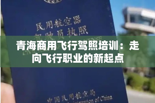 青海商用飞行驾照培训：走向飞行职业的新起点