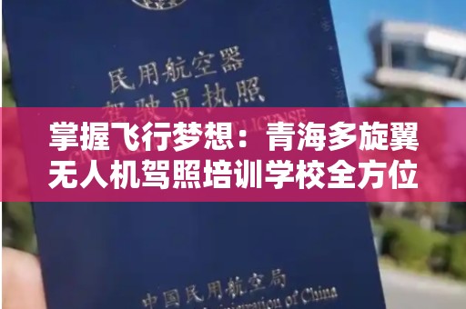 掌握飞行梦想：青海多旋翼无人机驾照培训学校全方位指南