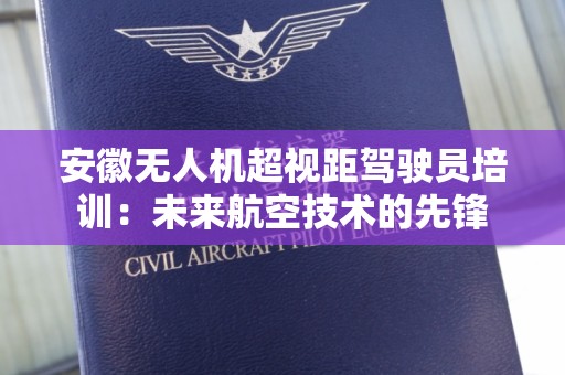 安徽无人机超视距驾驶员培训：未来航空技术的先锋