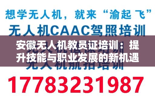 安徽无人机教员证培训：提升技能与职业发展的新机遇