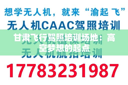 甘肃飞行驾照培训场地：高空梦想的起点