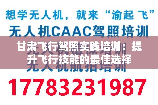 甘肃飞行驾照实践培训：提升飞行技能的最佳选择