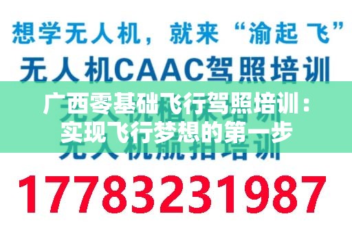 广西零基础飞行驾照培训：实现飞行梦想的第一步