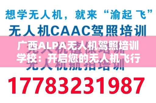 广西ALPA无人机驾照培训学校：开启您的无人机飞行之旅