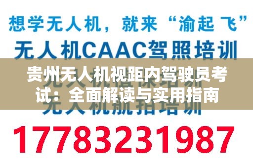 贵州无人机视距内驾驶员考试：全面解读与实用指南