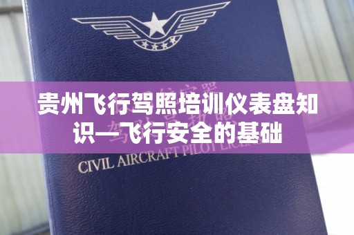 贵州飞行驾照培训仪表盘知识—飞行安全的基础
