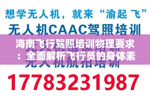海南飞行驾照培训物理要求：全面解析飞行员的身体素质标准
