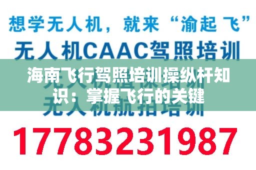 海南飞行驾照培训操纵杆知识：掌握飞行的关键