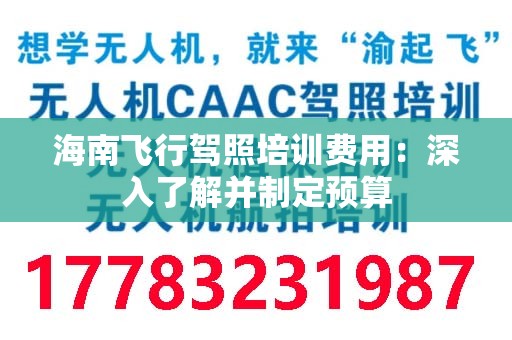 海南飞行驾照培训费用：深入了解并制定预算