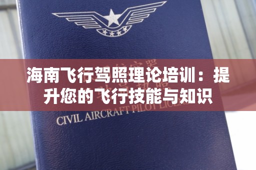 海南飞行驾照理论培训：提升您的飞行技能与知识