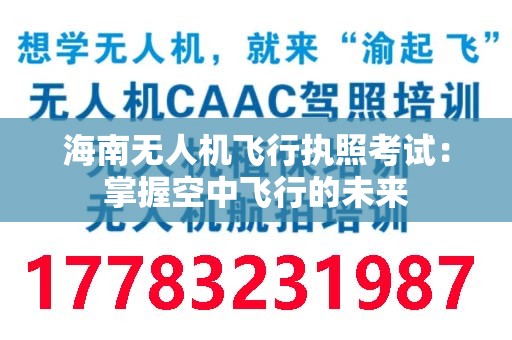 海南无人机飞行执照考试：掌握空中飞行的未来