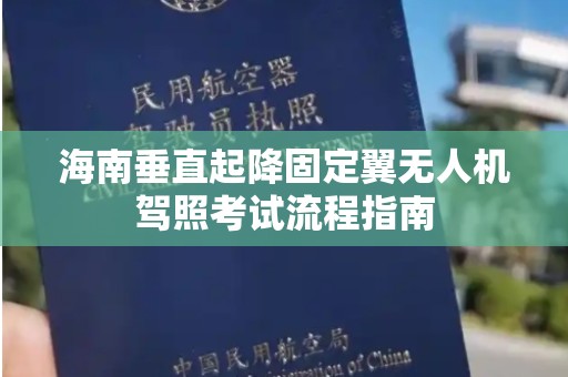 海南垂直起降固定翼无人机驾照考试流程指南