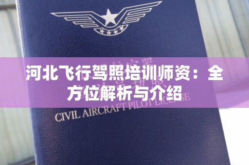 河北飞行驾照培训师资：全方位解析与介绍