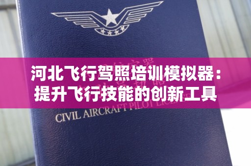 河北飞行驾照培训模拟器：提升飞行技能的创新工具
