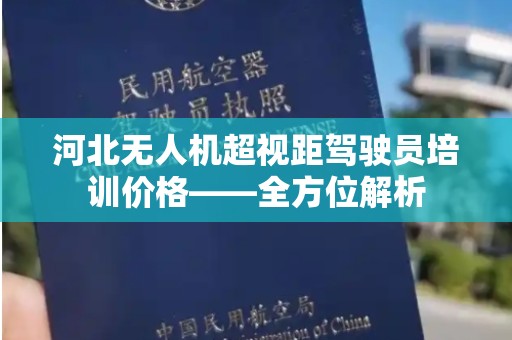 河北无人机超视距驾驶员培训价格——全方位解析