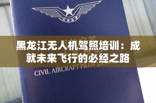 黑龙江无人机驾照培训：成就未来飞行的必经之路