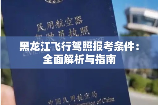 黑龙江飞行驾照报考条件：全面解析与指南