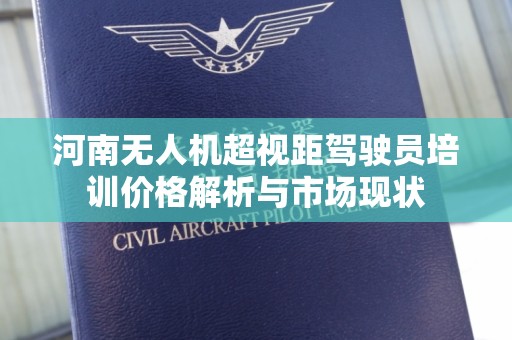 河南无人机超视距驾驶员培训价格解析与市场现状